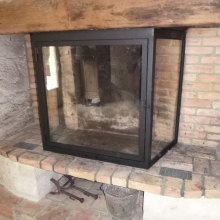 img Les portes vitrées de cheminée
