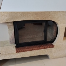 img Les portes vitrées de cheminée